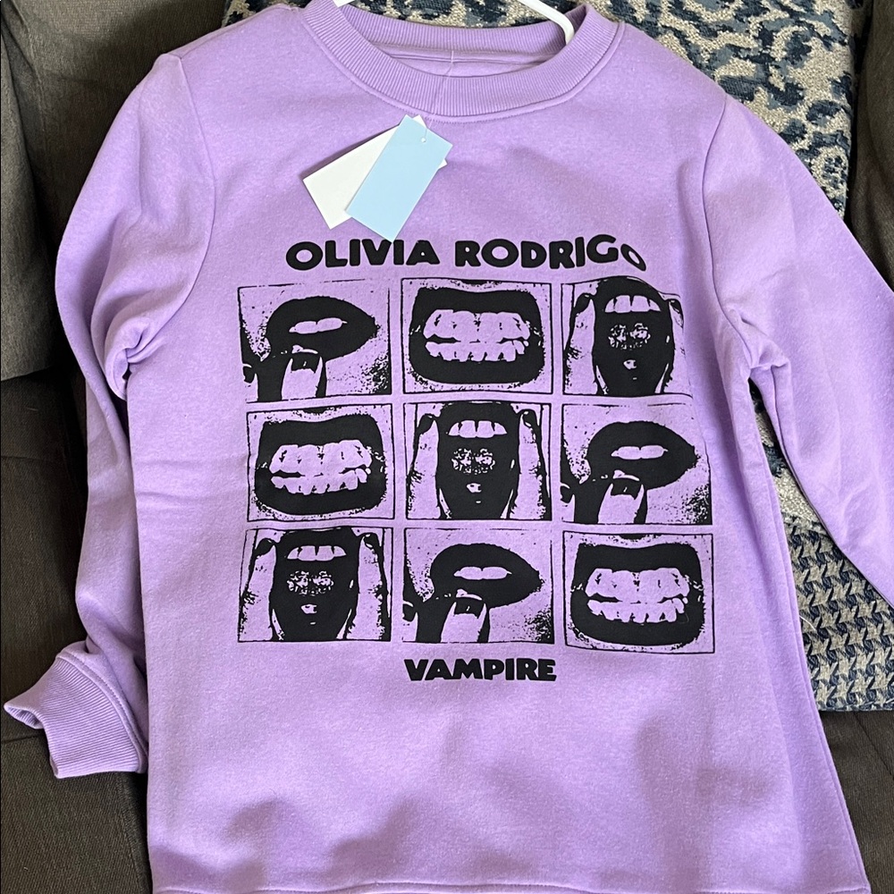 Brand new Olivia Rodrigo Purple Sweatshirt - Picture 4 of 4